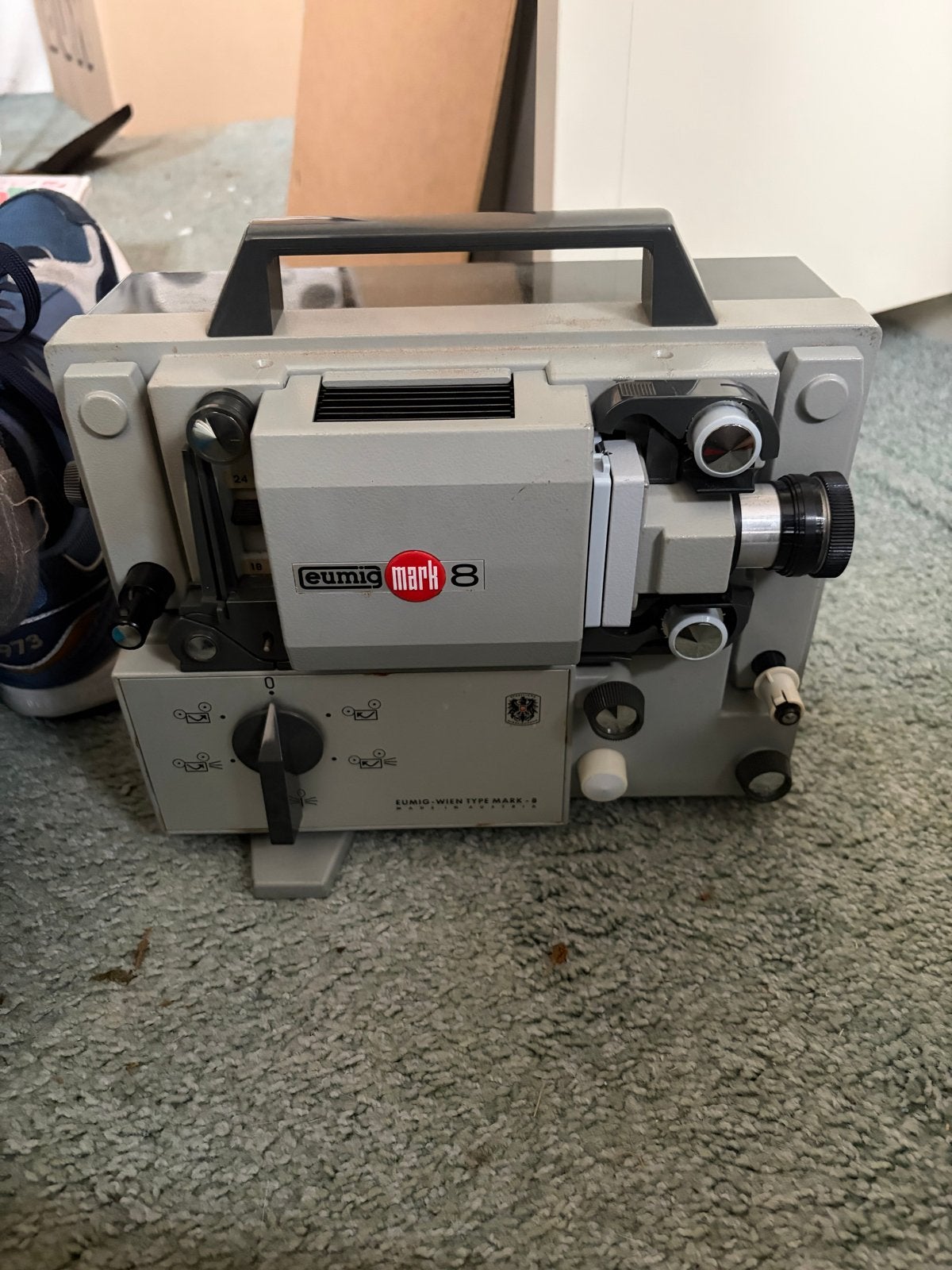 Werkende Antieke Eumig Mark 8 Super 8 Filmprojector, Ophalen, Gebruikt