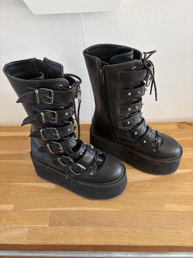 DemoniaCult - DAMNED, Kleding | Dames, Schoenen, Zwart, Overige typen, Ophalen of Verzenden, Gedragen