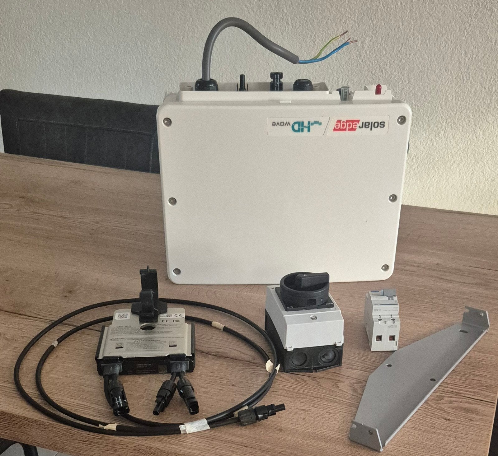 SolarEdge HD Wave omvormer met 10 optimizers en toebehoren, Ophalen, Gebruikt, Overige typen