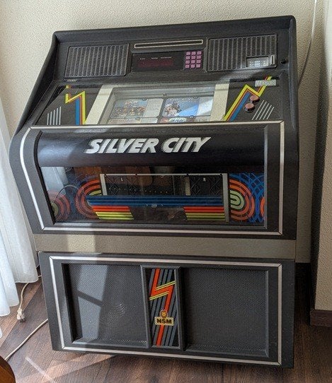 NSM Silver City CD Jukebox, Zo goed als nieuw, 1970 tot heden, Ophalen, Met singles