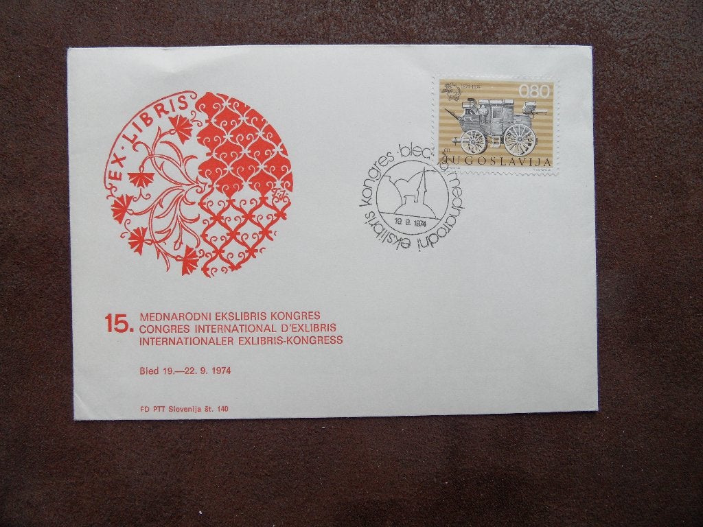 Eerste dag enveloppe Slovenie nr 140, Ophalen of Verzenden, Onbeschreven, Europa