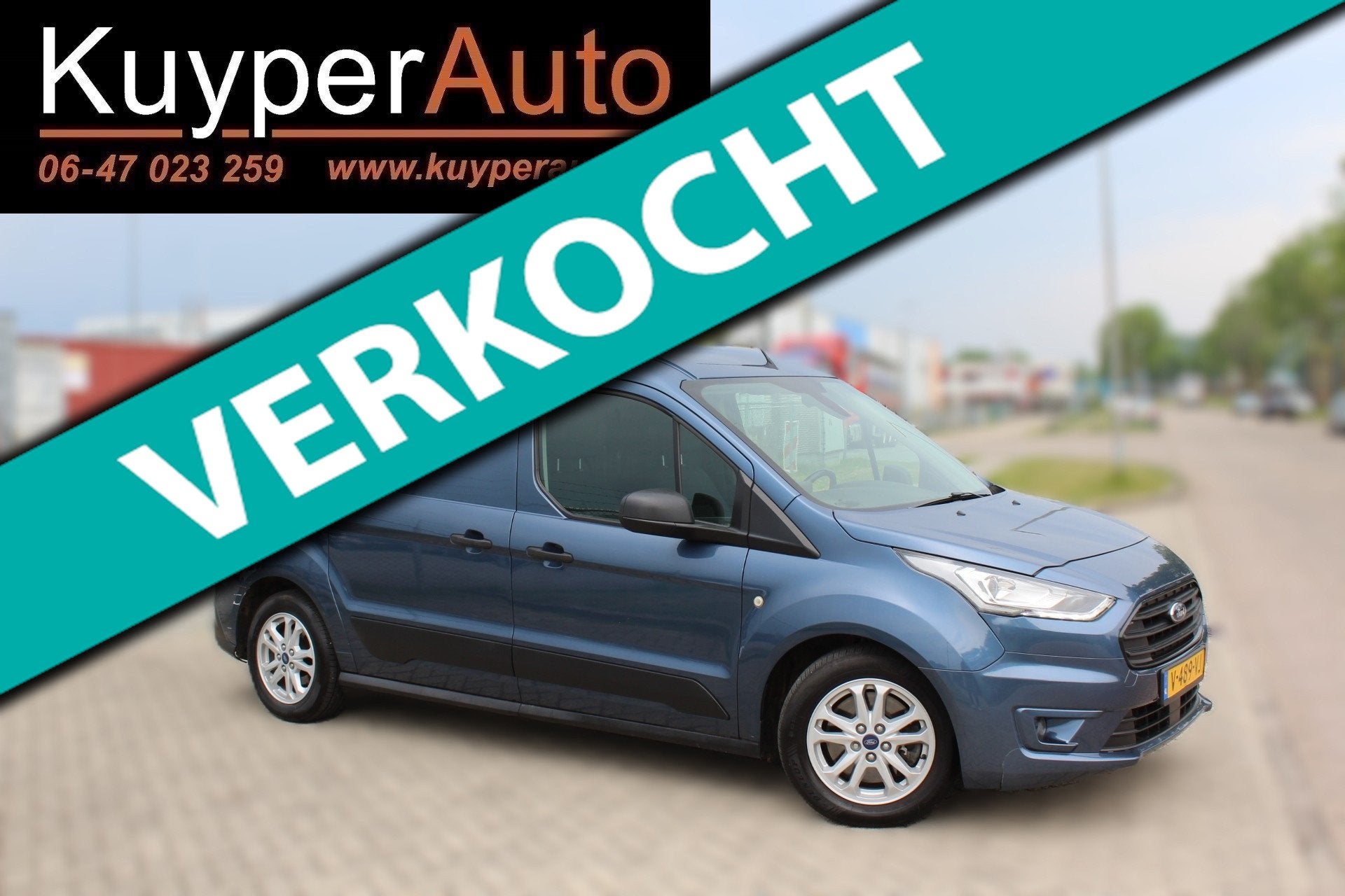 Ford Transit Connect 1.5 EcoBlue L2 Trend automaat ,,1e eig, Gebruikt, Euro 6, 4 cilinders, Blauw