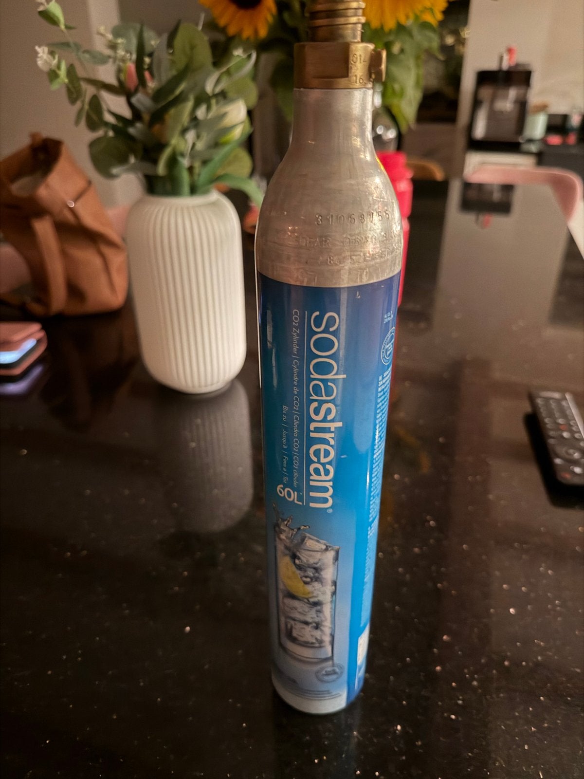 Sodastream CO2 cilinder 60L - Gebruikt, Ophalen, Metaal, Overige merken, Overige typen