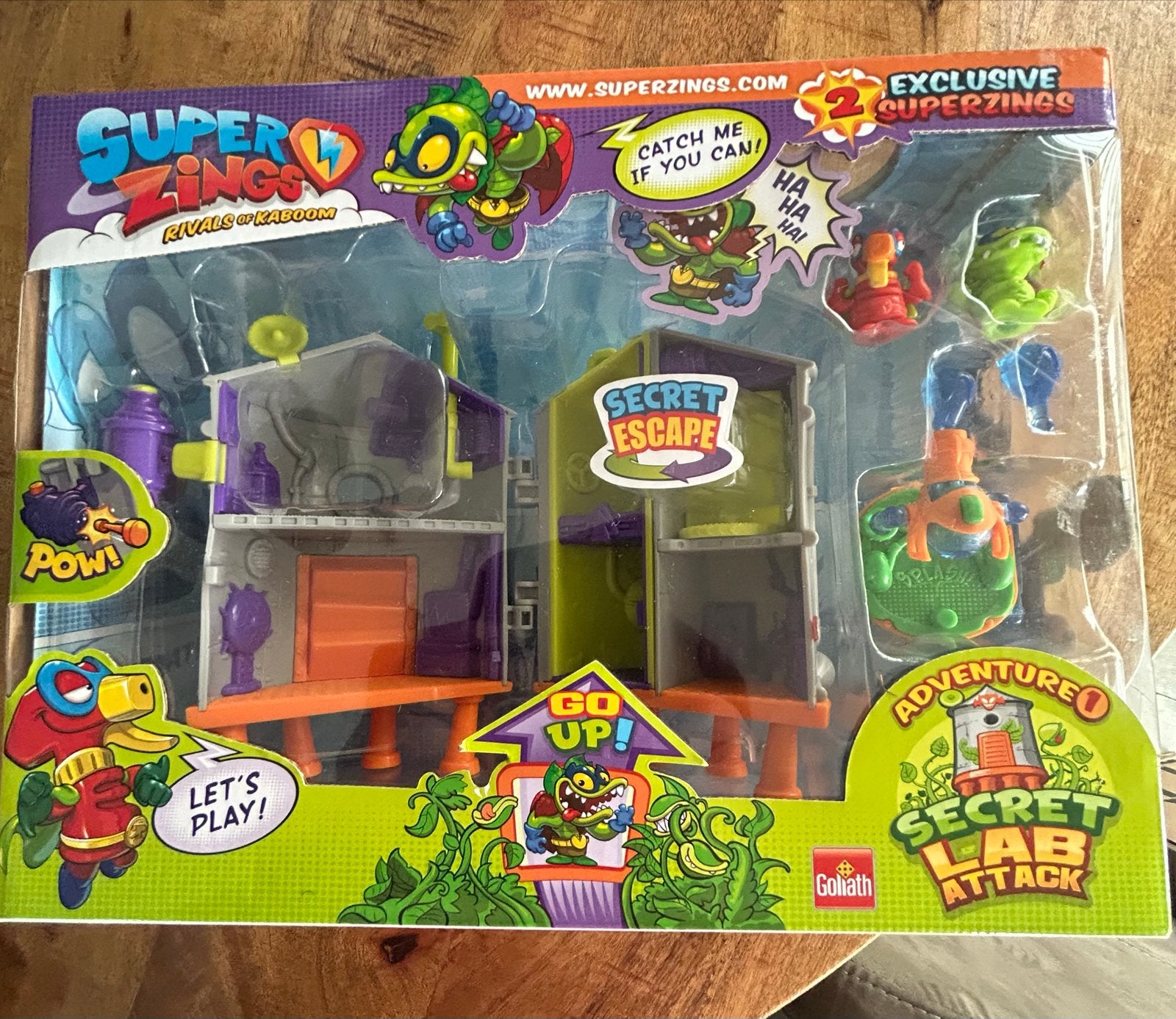 SuperZings Rivals of Kaboom Secret Lab Attack SpeelsetNieuw!, Ophalen of Verzenden, Nieuw, Jongen of Meisje