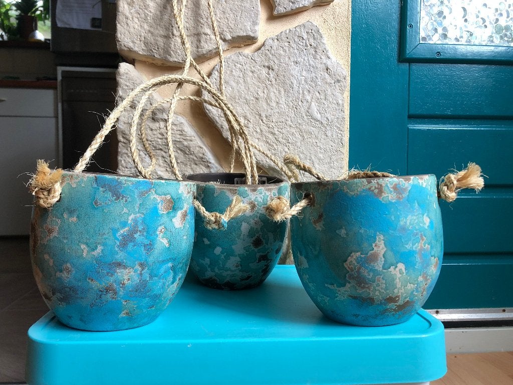 Hangpotten, Potterie  Vintage Nieuw, Ophalen of Verzenden