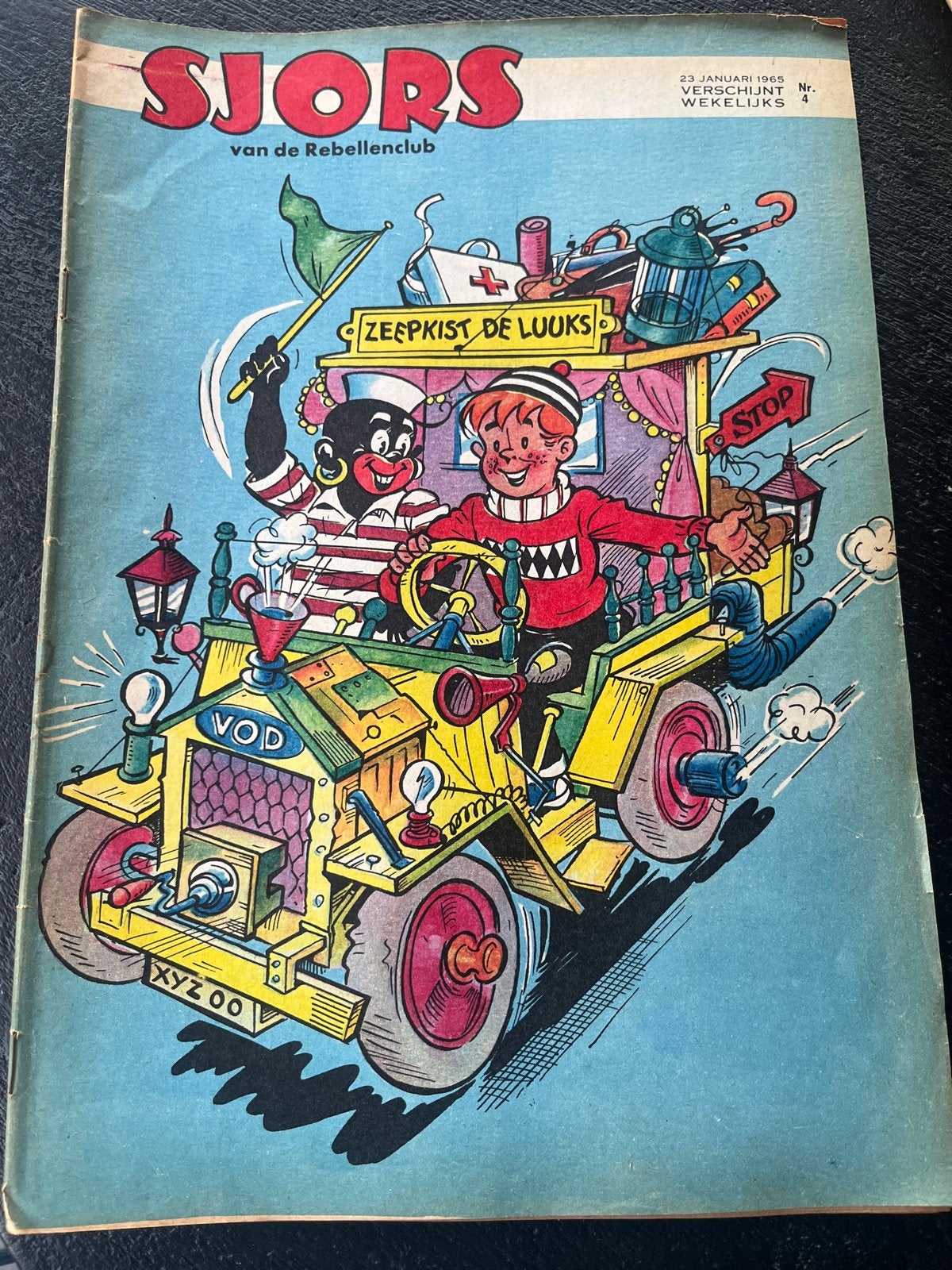 Sjors van de Rebellenclub - 23 Januari 1965, Boeken, Stripboeken, Eén stripboek, Ophalen of Verzenden, Gelezen