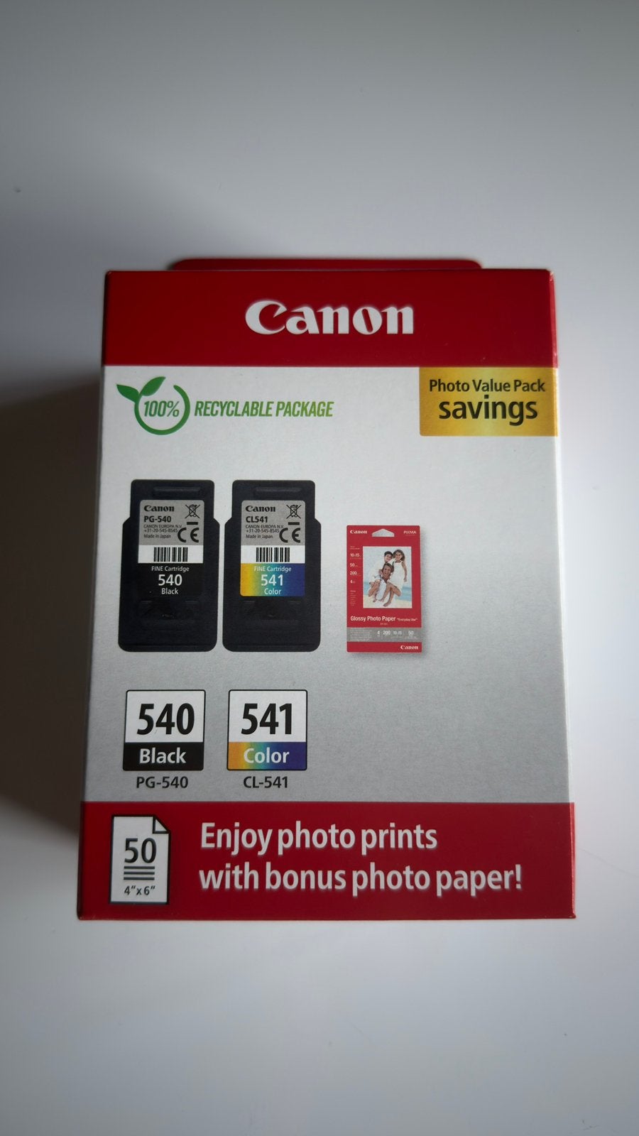 Canon PG-540/CL-541 inktcartridges, Pixma, nieuw in doos, Ophalen of Verzenden, Nieuw, Cartridge