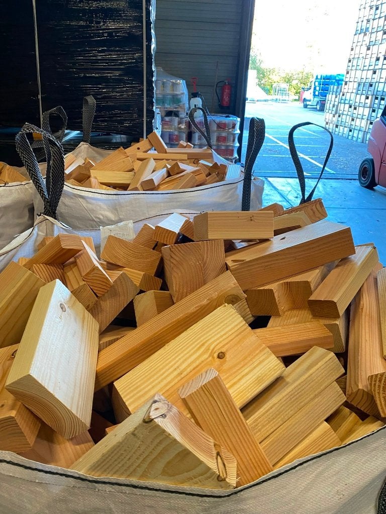 brandhout openhaardhout kachelhout, Tuin en Terras, Haardhout, 6 m³ of meer, Ophalen, Overige houtsoorten, Blokken