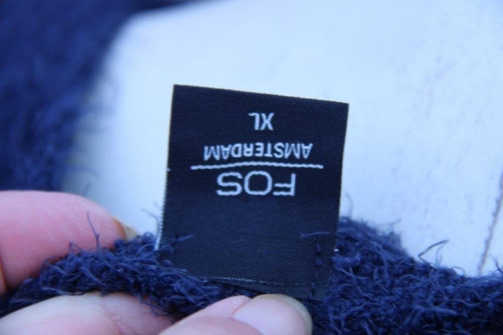 Trui donkerblauw Fos mt XL Vaste prijs, Blauw, Maat 46/48 (XL) of groter, FOS Amsterdam, Ophalen of Verzenden