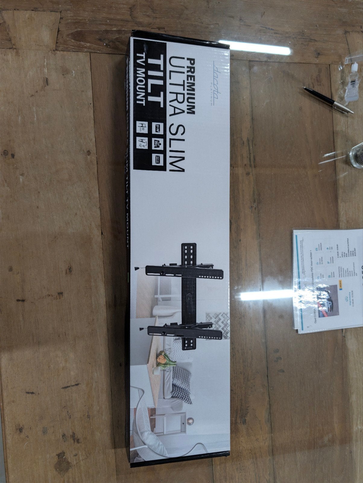 Dacota Platinum Premium Ultra Slim Tilt TV Muurbeugel, Ophalen of Verzenden, Nieuw