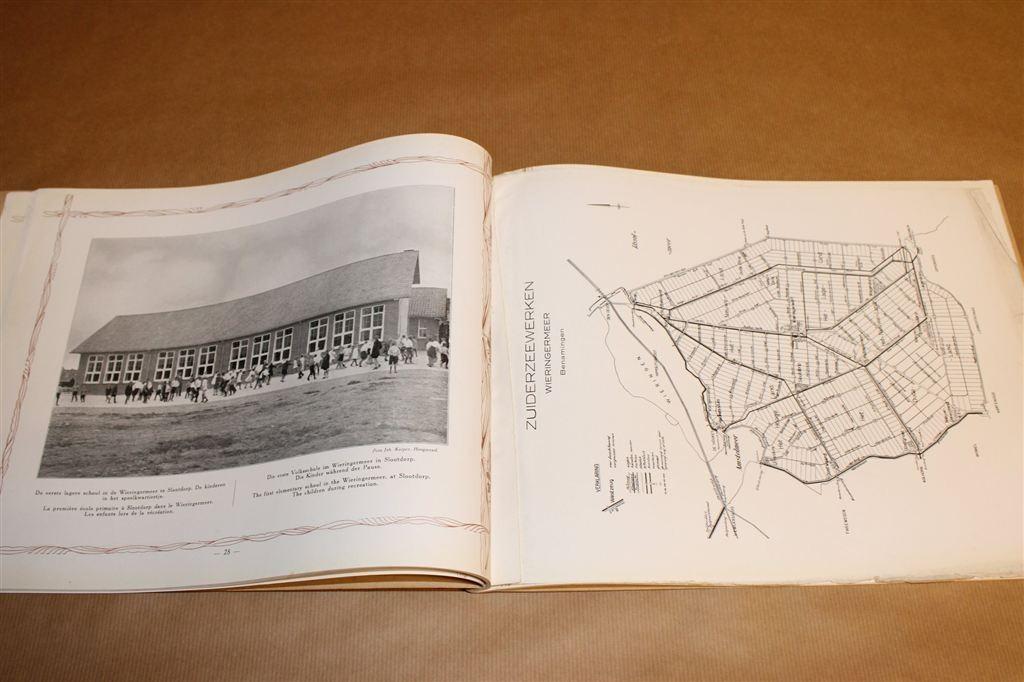 5e Album Afsluiting Zuiderzee [1932] — Antiek, Ophalen of Verzenden, Gelezen
