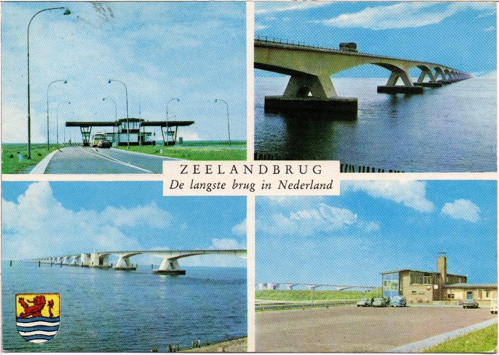 Zeelandbrug  De langste brug van Nederland, Verzamelen, Ophalen of Verzenden, Gelopen, Zeeland