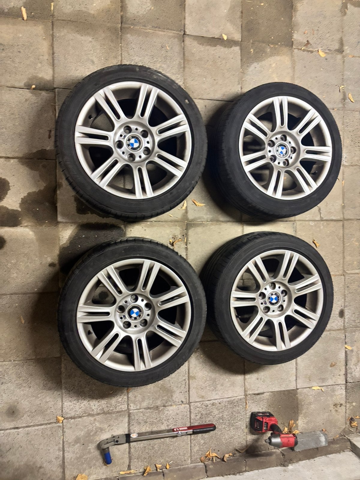 BMW Style 194M 17” Breedset, Ophalen, Velg(en), 17 inch, Zomerbanden