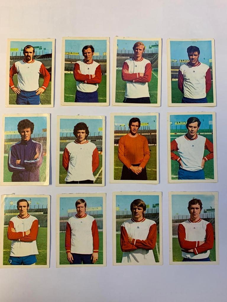 voetbalplaatjes FC Utrecht Vanderhout Panini 1971-1972, Verzenden, Gebruikt, F.C. Utrecht, Poster, Plaatje of Sticker
