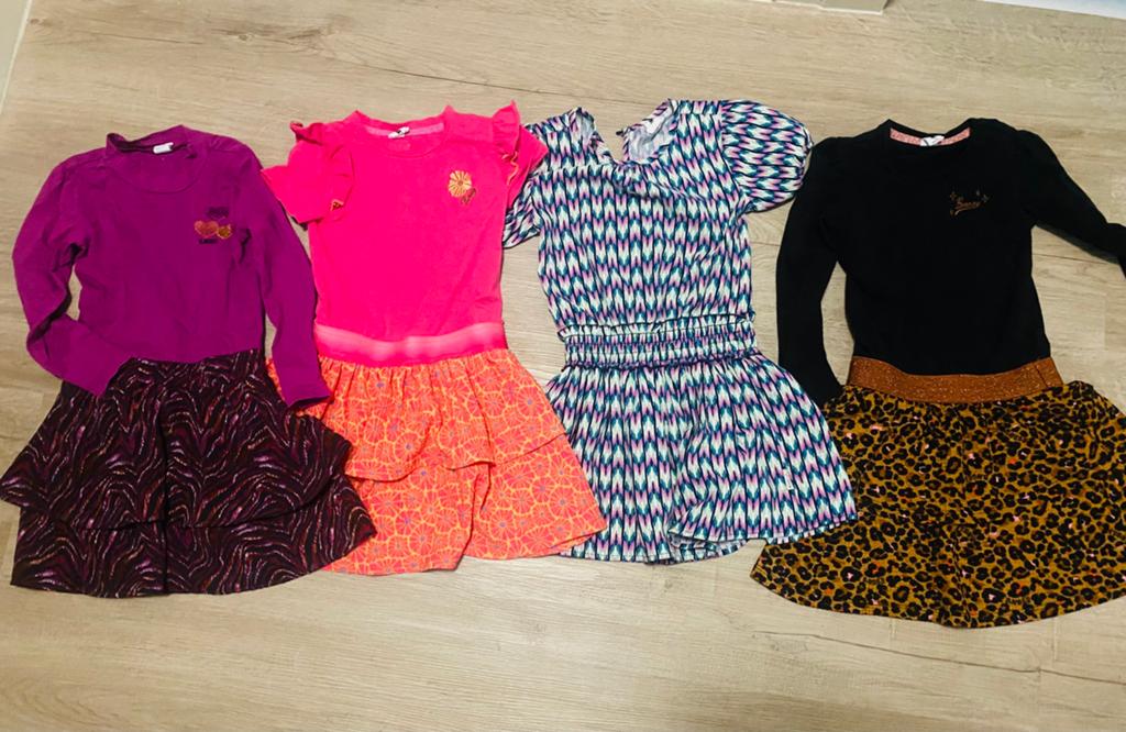 Pakket B Nosy jurkjes maat 110, Ophalen of Verzenden, Gebruikt, Meisje, Jurk of Rok