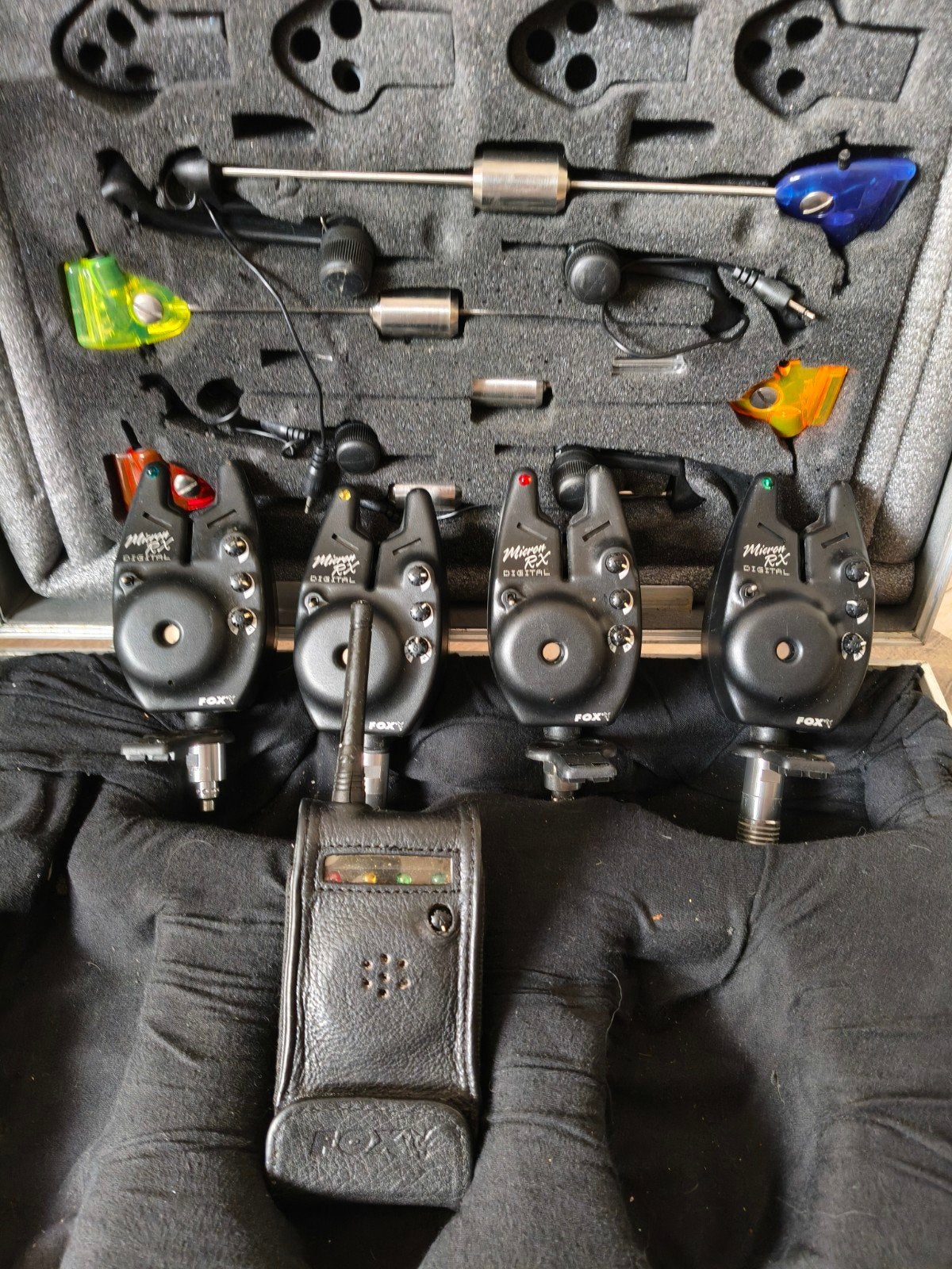 Fox Micron RX Digital beetmelderset, Watersport en Boten, Hengelsport | Algemeen, Gebruikt, Overige typen, Ophalen of Verzenden