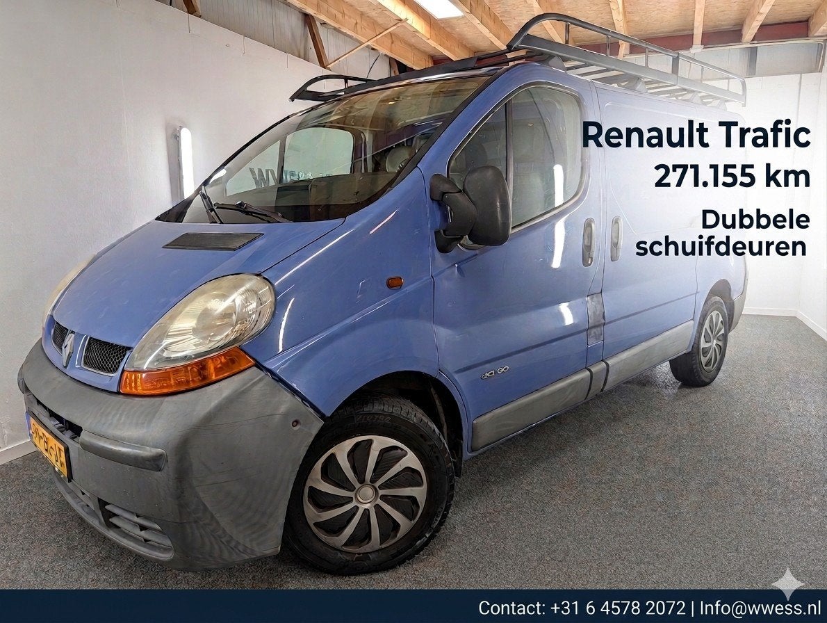 Renault Trafic 1200 1.9 DCI 82 L1 H1 2004, Auto's, Voorwielaandrijving, 4 cilinders, 2000 kg, Renault