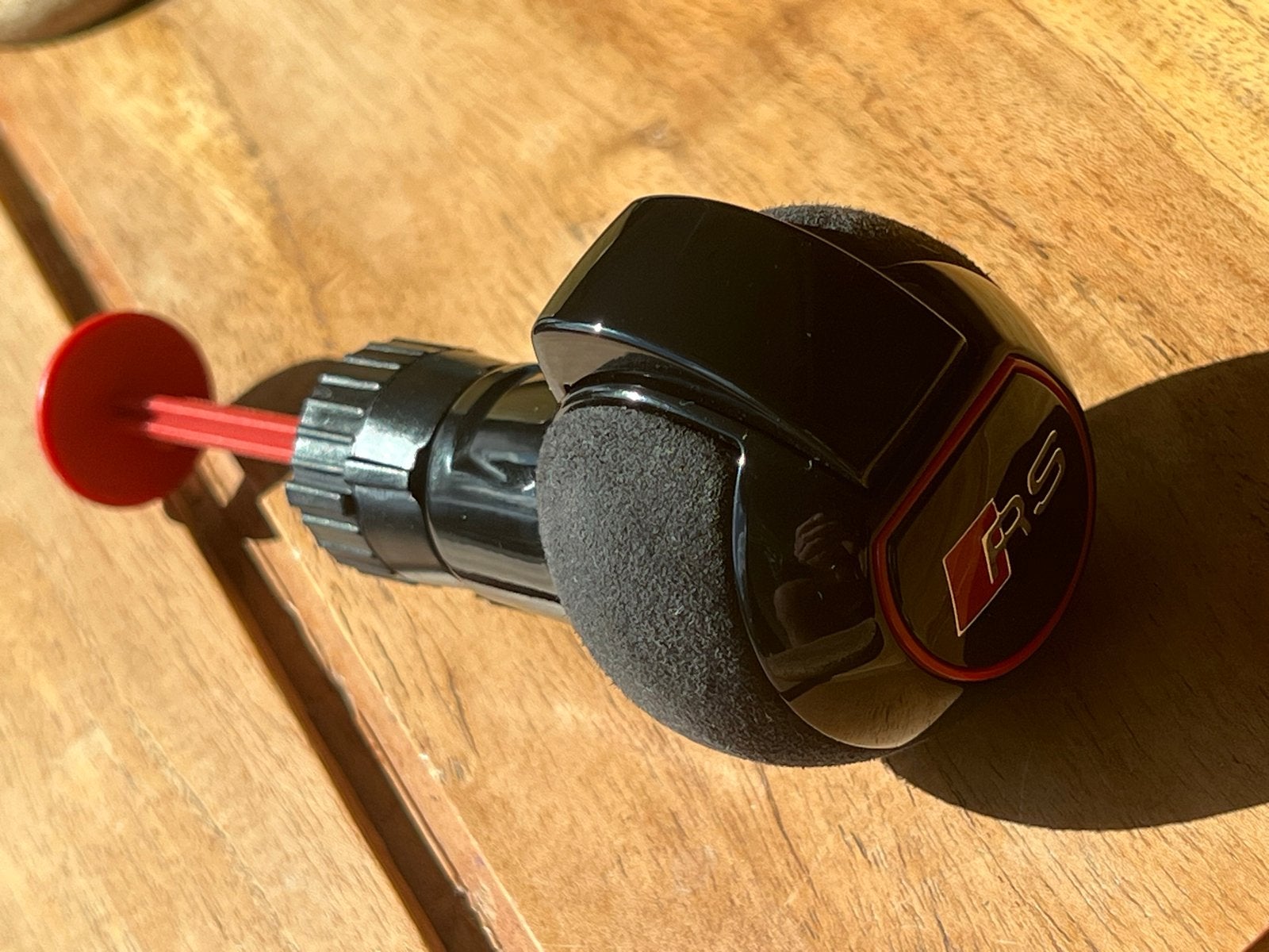 Nieuwe Audi RS Alcantara S-tronic Automaat Knop Gloss Zwart, Ophalen of Verzenden, Nieuw, Audi
