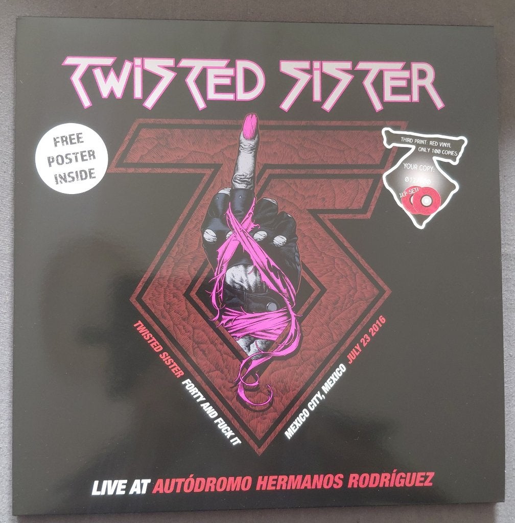 Twisted Sister - live Mexico City 2016 Numbered 2lp + Poster, Verzenden, Hardrock, Inclusief poster, Zo goed als nieuw