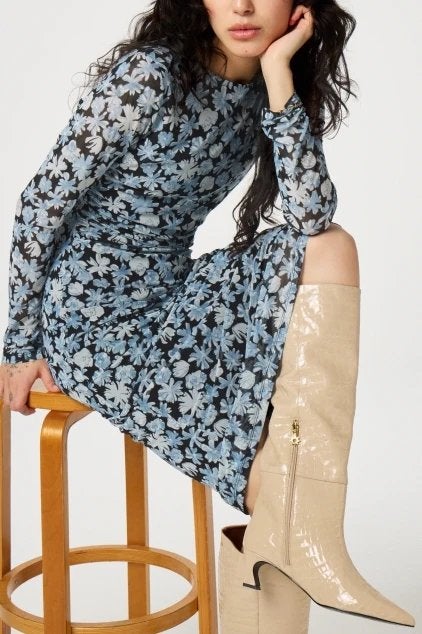 Fabienne Chapot jurk dress maxi model Zila mt XXL, Ophalen of Verzenden, Zo goed als nieuw, Maat 46/48 (XL) of groter, Onder de knie