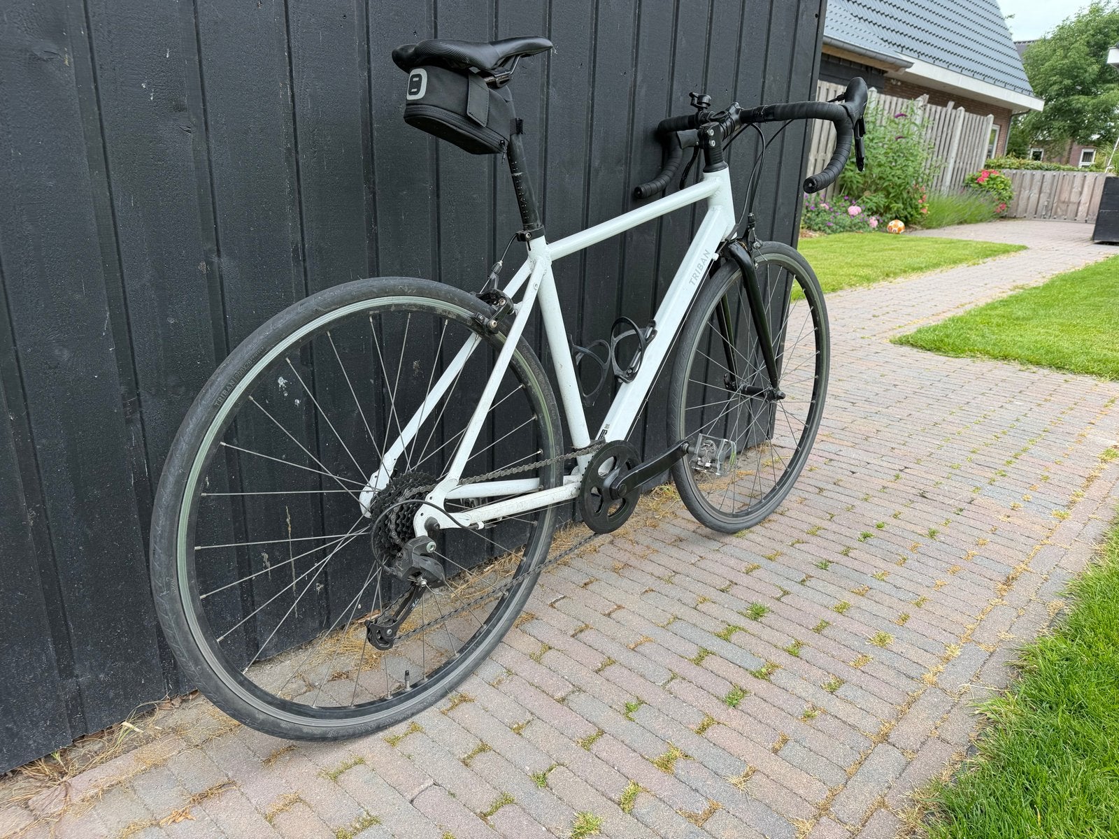 Triban racefiets, 28 inch wielen, 10 versnellingen, Fietsen en Brommers, Overige merken, 28 inch, Gebruikt, 10 tot 15 versnellingen