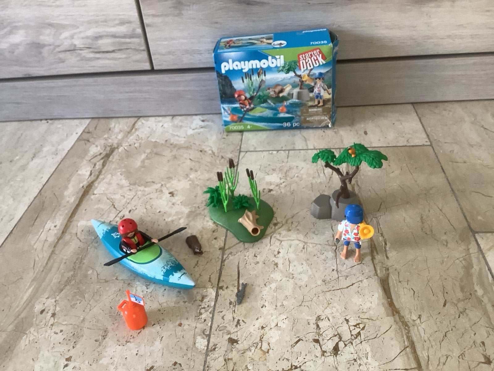 Te koop: Playmobil Wild Life Kajakavontuur met Otter 70035, Wild life, Complete set, Overige typen, Ophalen of Verzenden