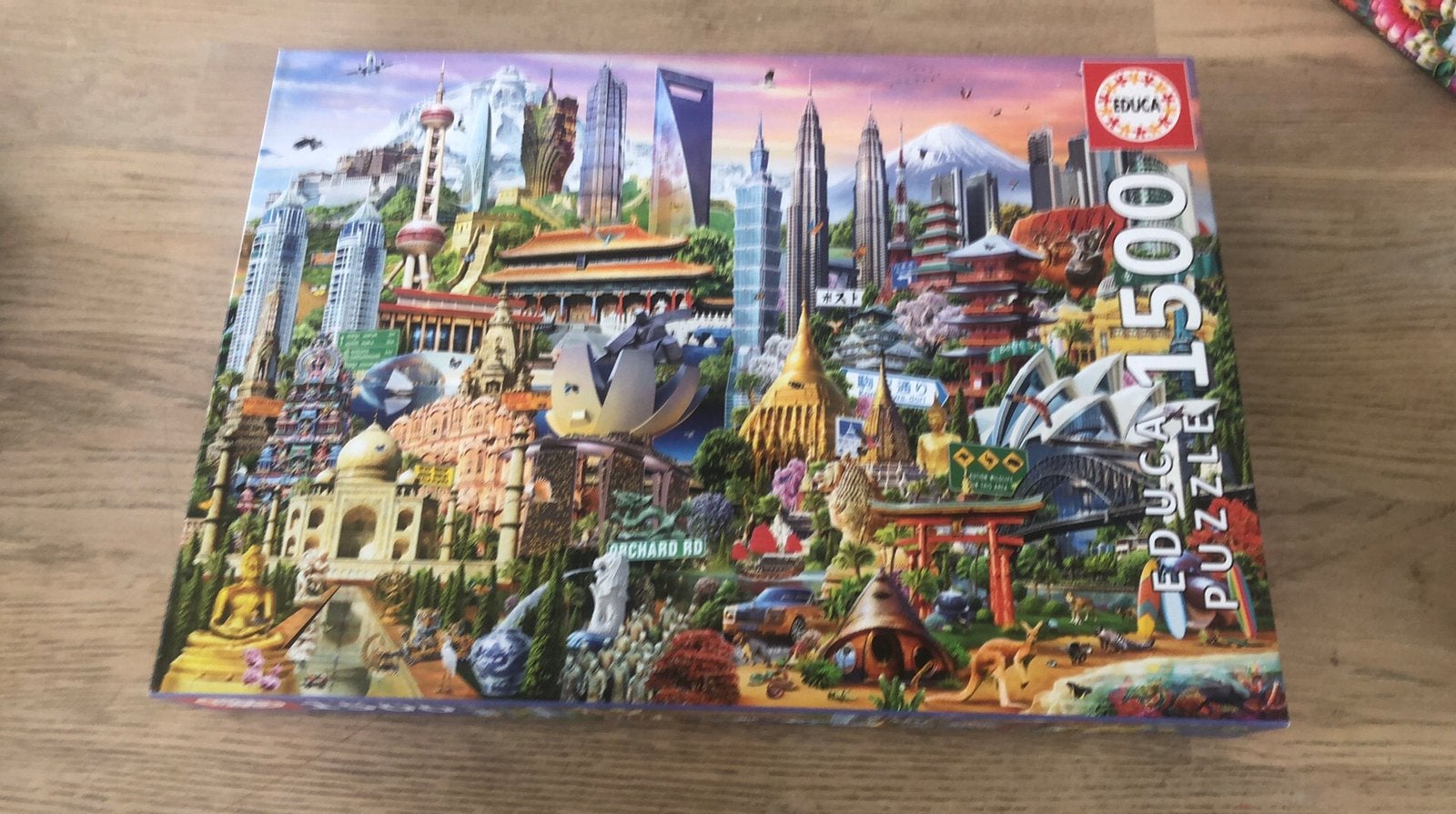 Educa puzzel 1500, Ophalen of Verzenden, 500 t/m 1500 stukjes, Zo goed als nieuw