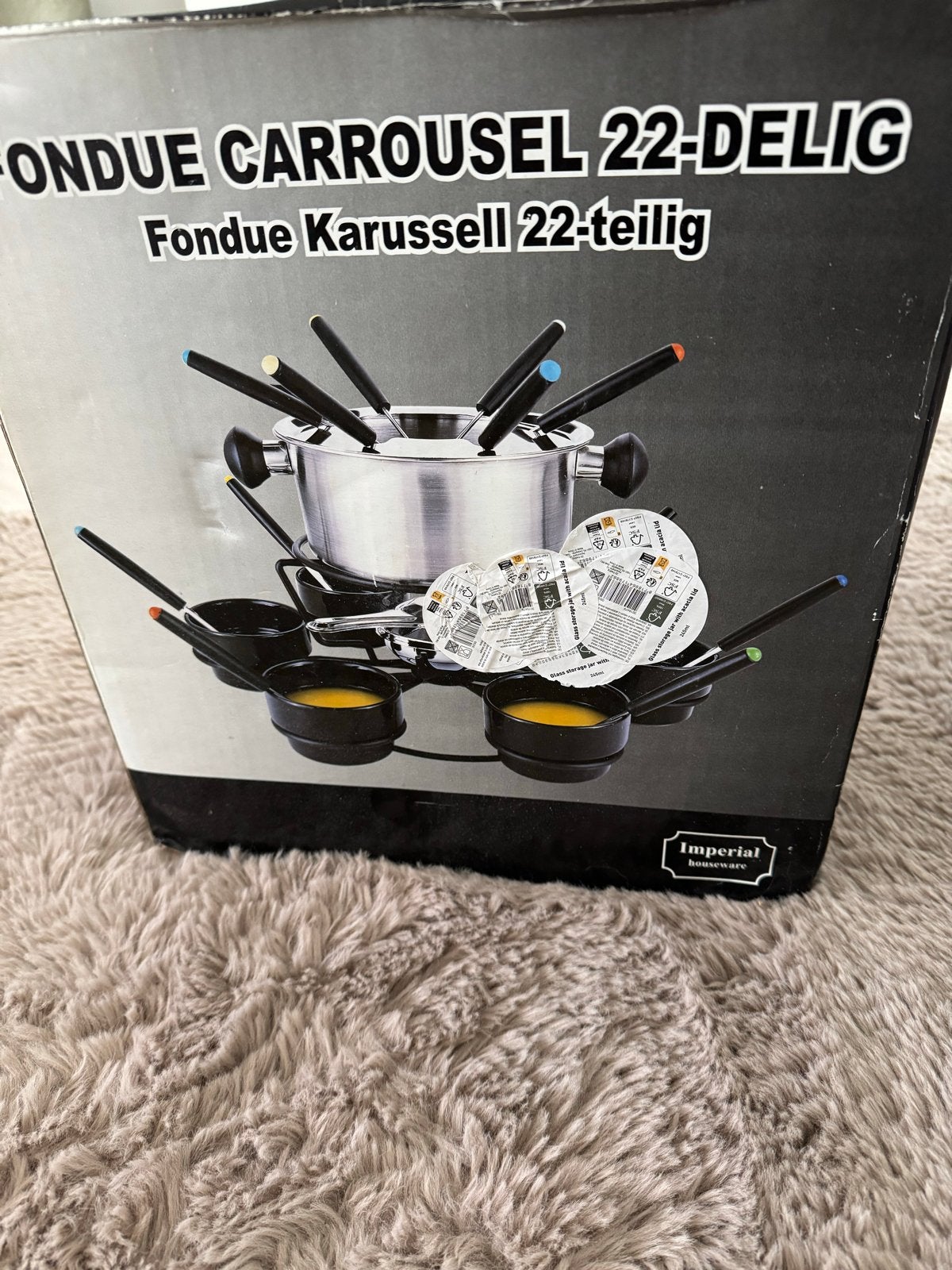 Nieuw Fondue Carrousel 22-delig - Imperial, Overige typen, Ophalen of Verzenden, Metaal, Overige merken