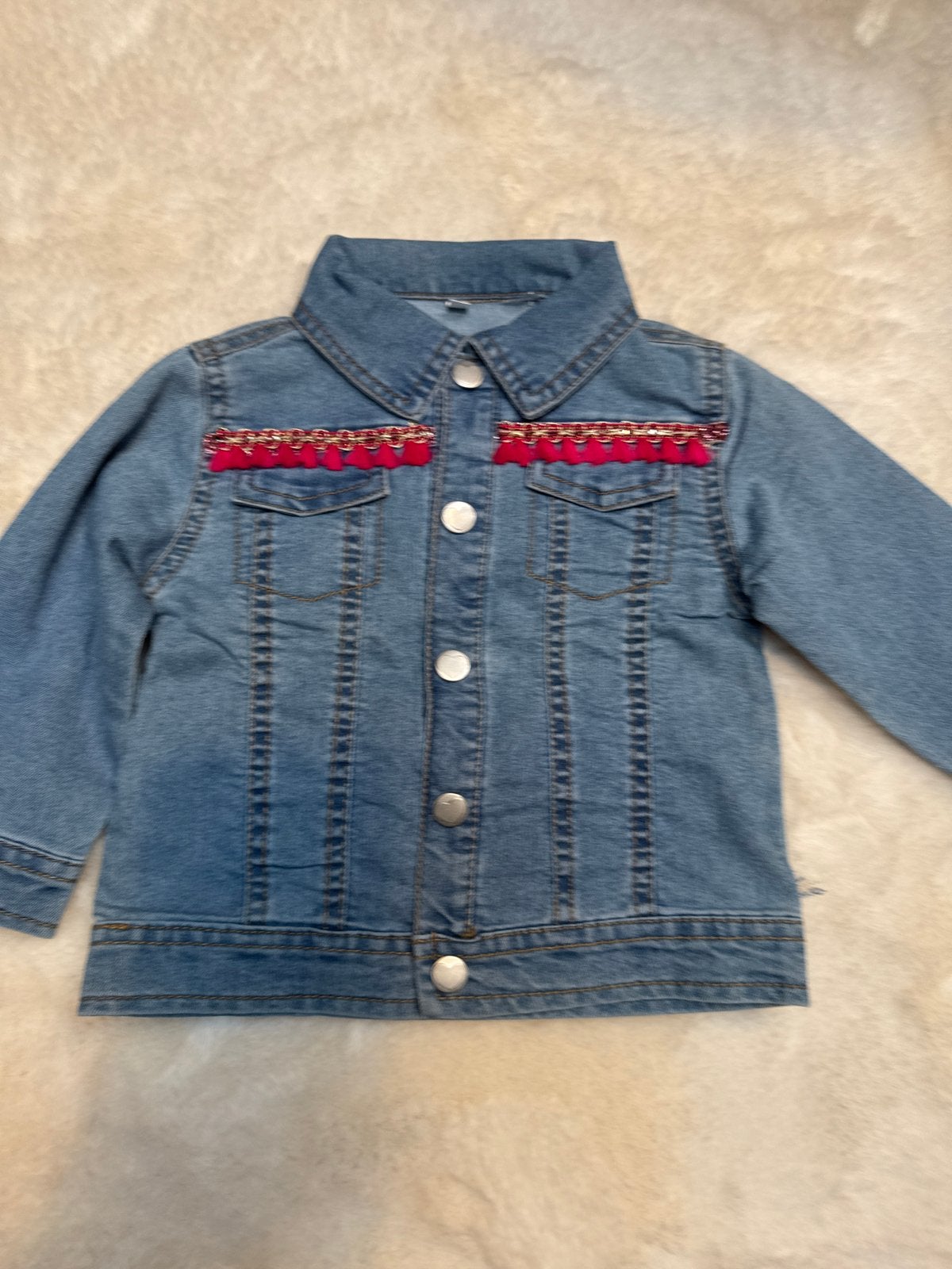 Peuter jeans jack Ibiza style, Verzenden, Zo goed als nieuw, Jongetje of Meisje, Jasje