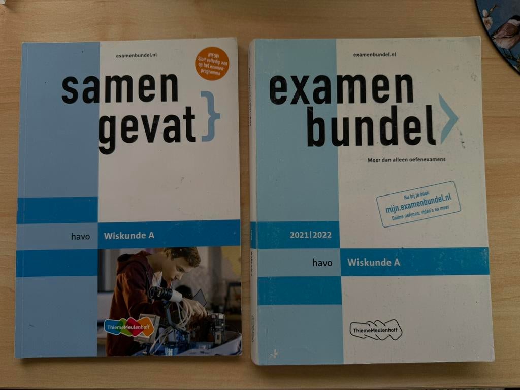 Samengevat + examenbundel havo wiskunde A, Boeken, Ophalen of Verzenden, Gelezen, HAVO, Wiskunde A