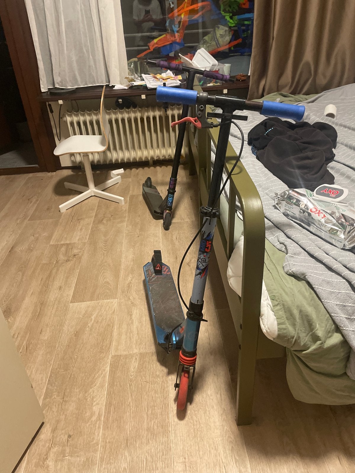Stuntstep Oxelo MF One - Gebruikt maar in goede staat, Ophalen, Gebruikt, Gewone step