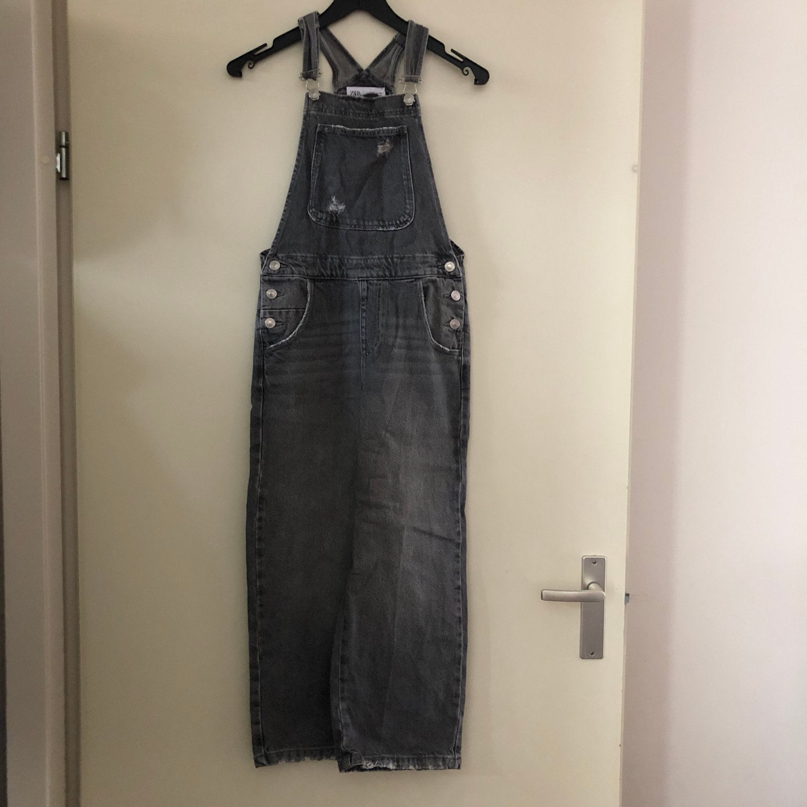 Zara spijker tuinbroek grijs maat 148 (11/12 jaar), Kinderen en Baby's, Kinderkleding | Maat 146, Ophalen of Verzenden, Zo goed als nieuw