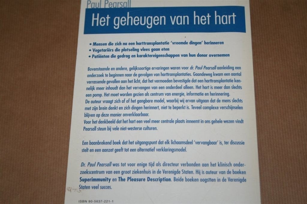 Het geheugen van het hart. Onverwachte gevolgen..., Ophalen of Verzenden, Gelezen
