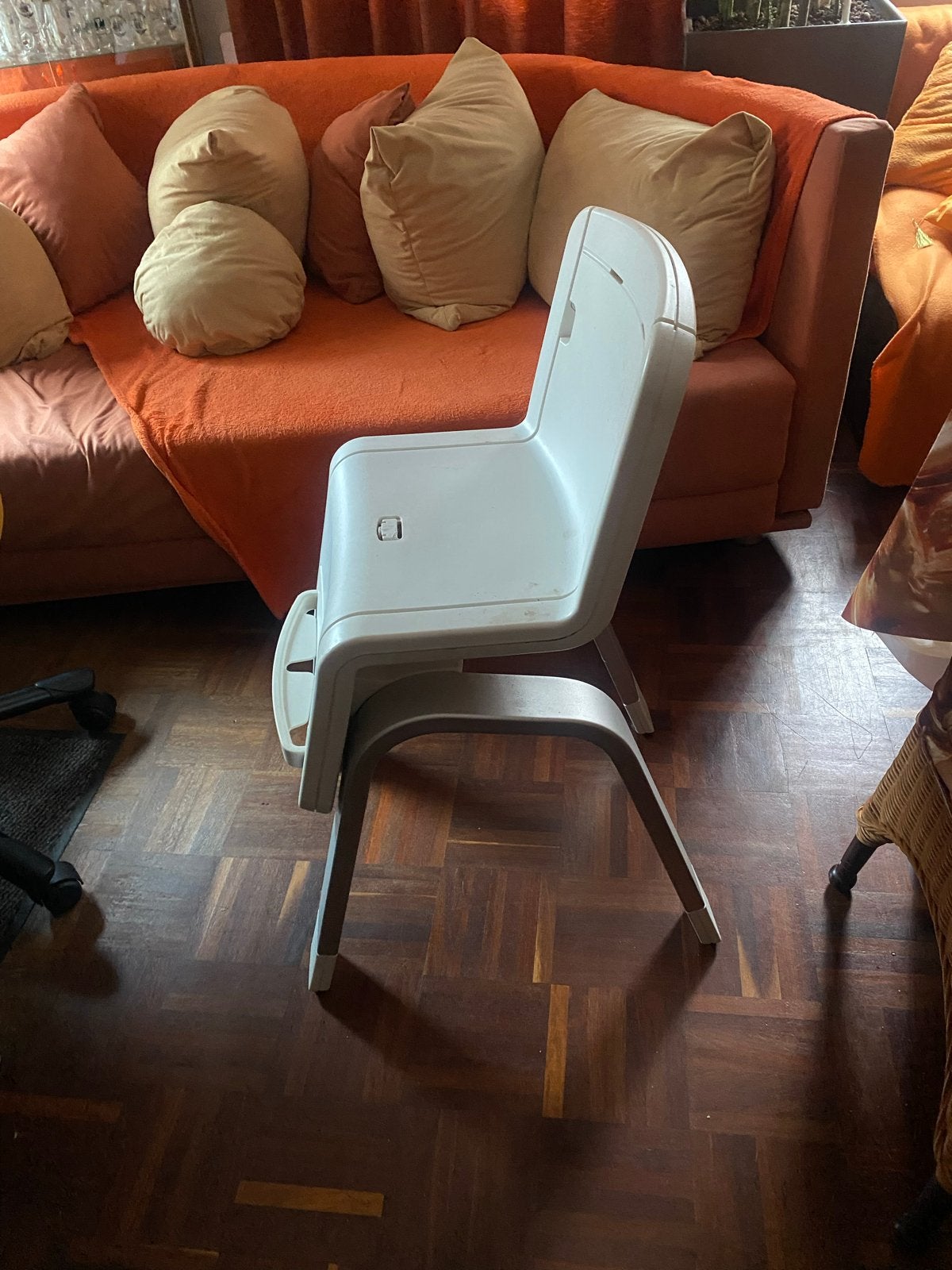 Nuna Zaaz meegroeistoel - Wit/Grijs, Kinderen en Baby's, Kinderstoelen, Ophalen of Verzenden, Gebruikt, Meegroeistoel, Aanschuifbaar