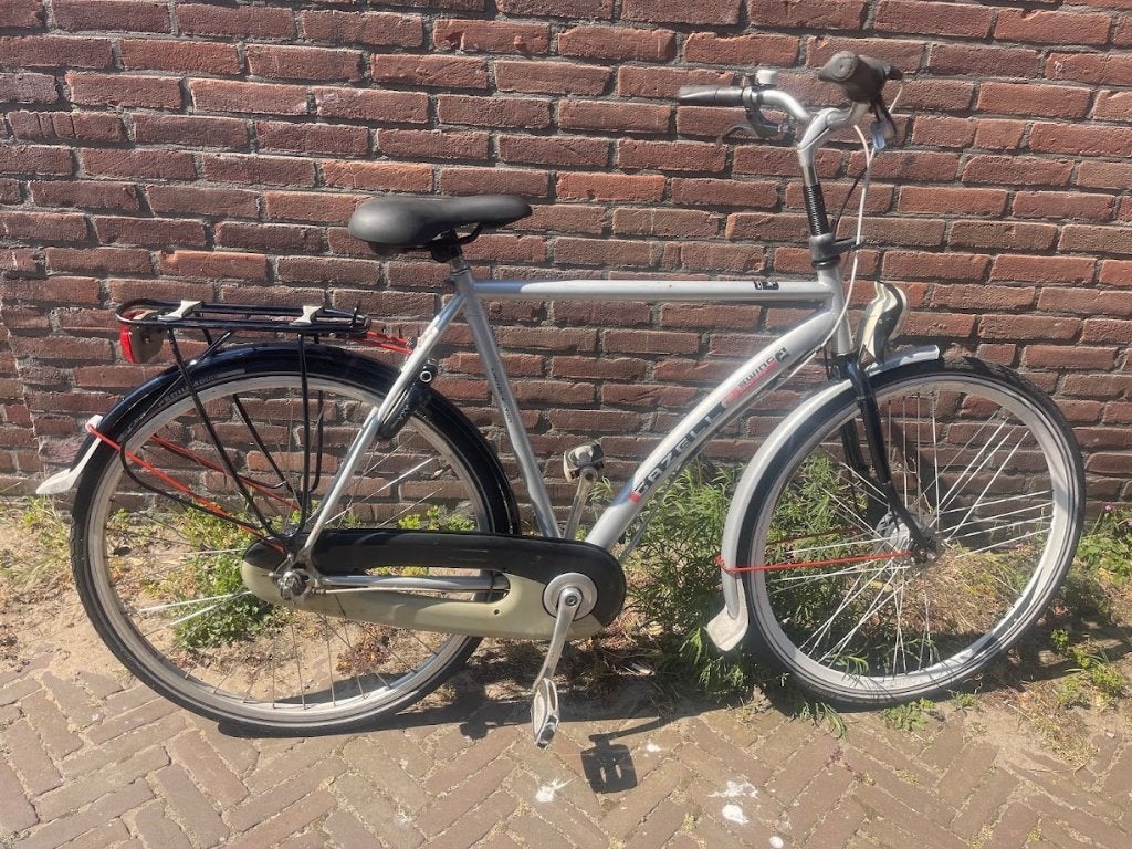 28" Gazelle Swing met versnellingen, licht en slot!, Ophalen, Gebruikt, Versnellingen, 57 tot 61 cm