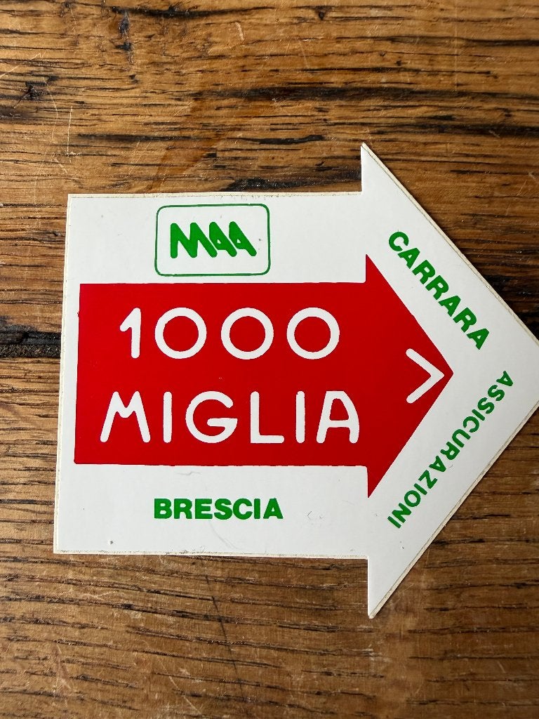 stickers van de Mille Miglia, Ophalen of Verzenden, Nieuw, Auto of Motor