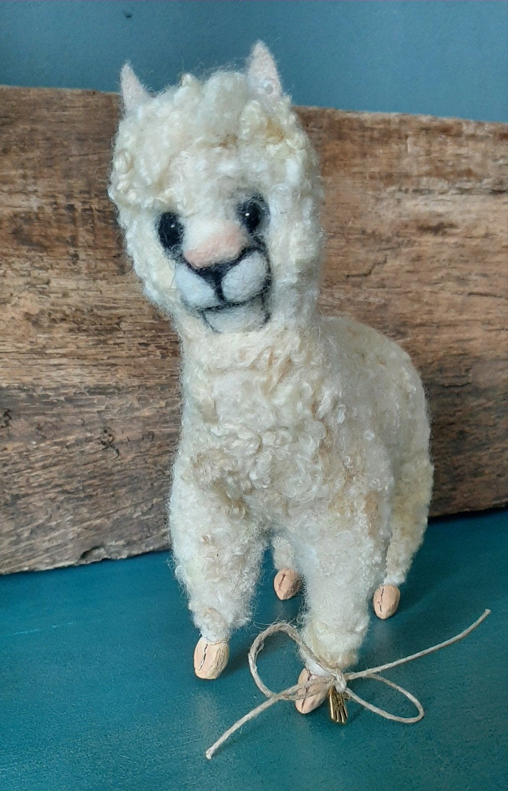 Genaaldvilte Alpaca wol Leicester handgemaakte Alpaca, Ophalen of Verzenden