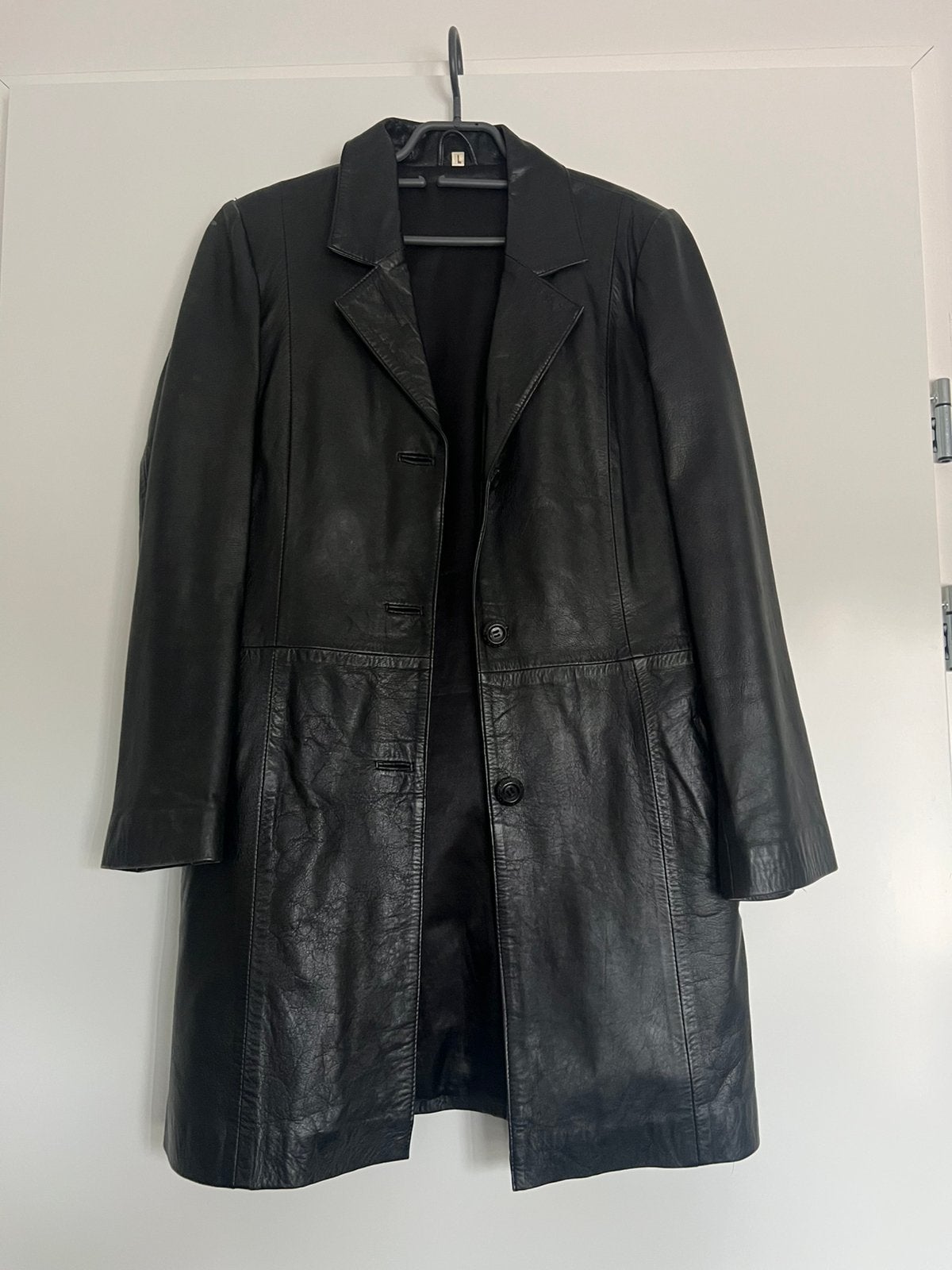 Vintage leren jas, Ophalen of Verzenden, Tweedehands, Dames, Jas | leer