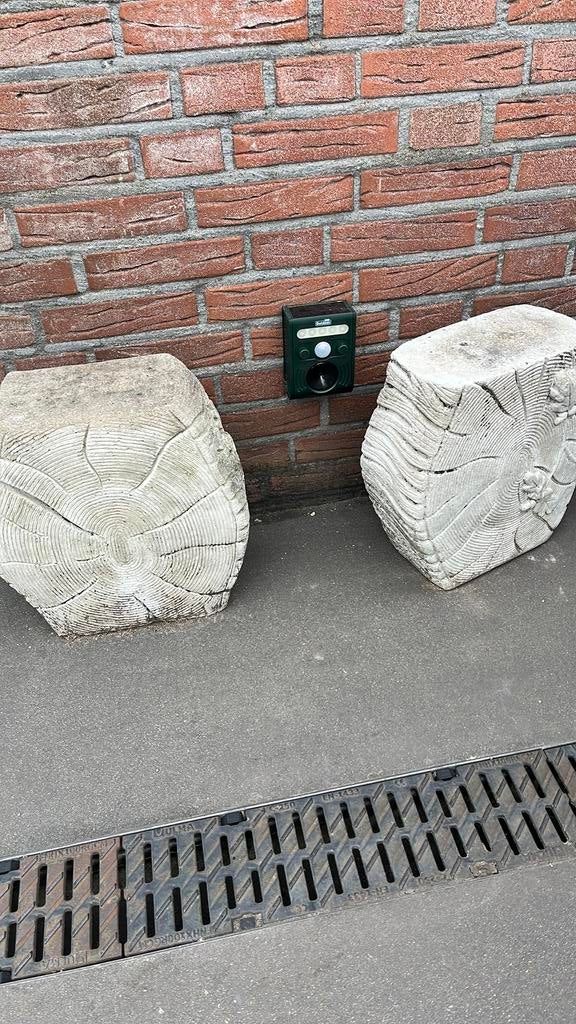 Betonnen staanders voor een plank of glas plaat, Ophalen of Verzenden, Gebruikt, Beton, Overige typen