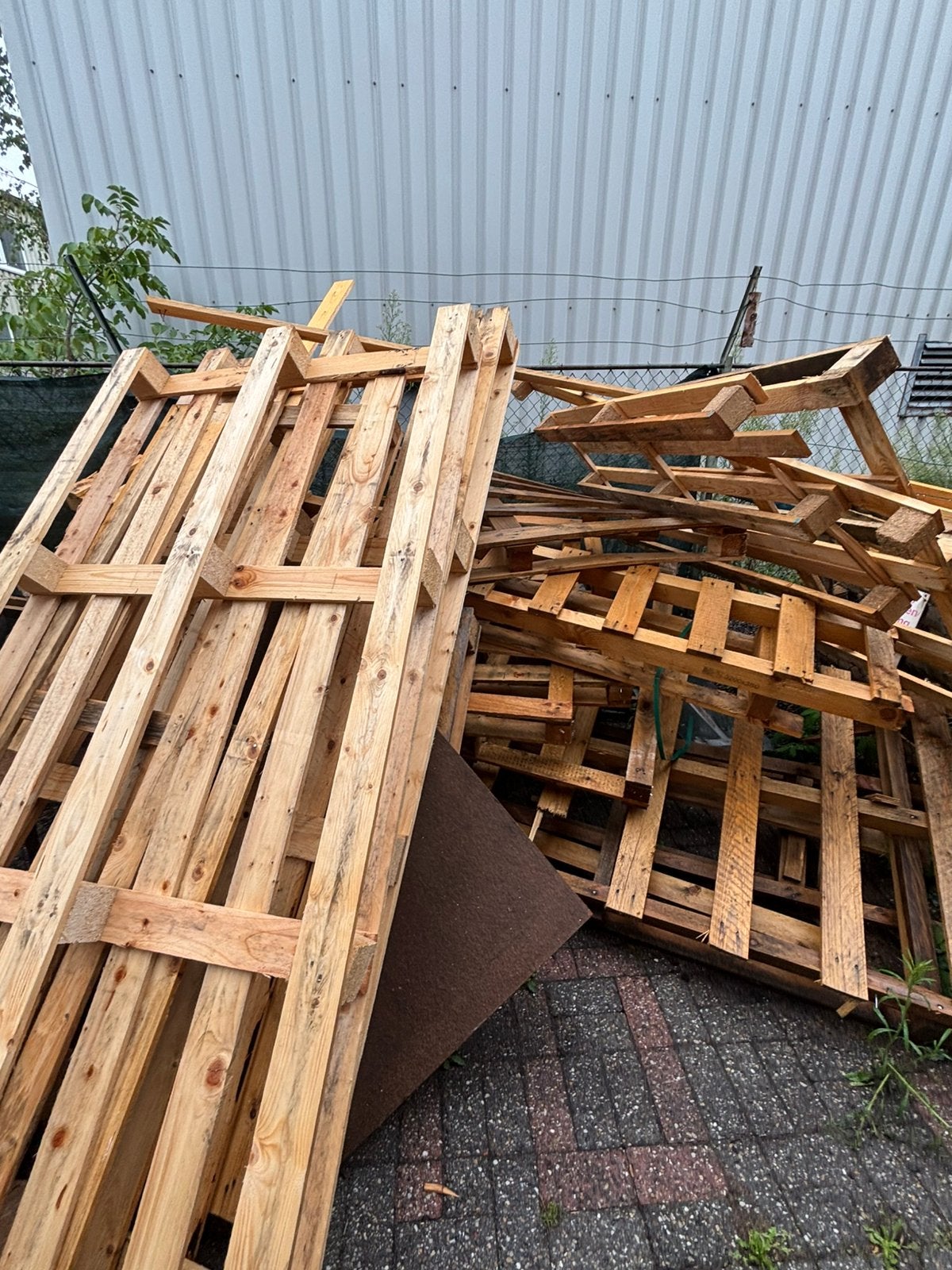 Pallethout/openhaardhout, Tuin en Terras, 6 m³ of meer, Ophalen