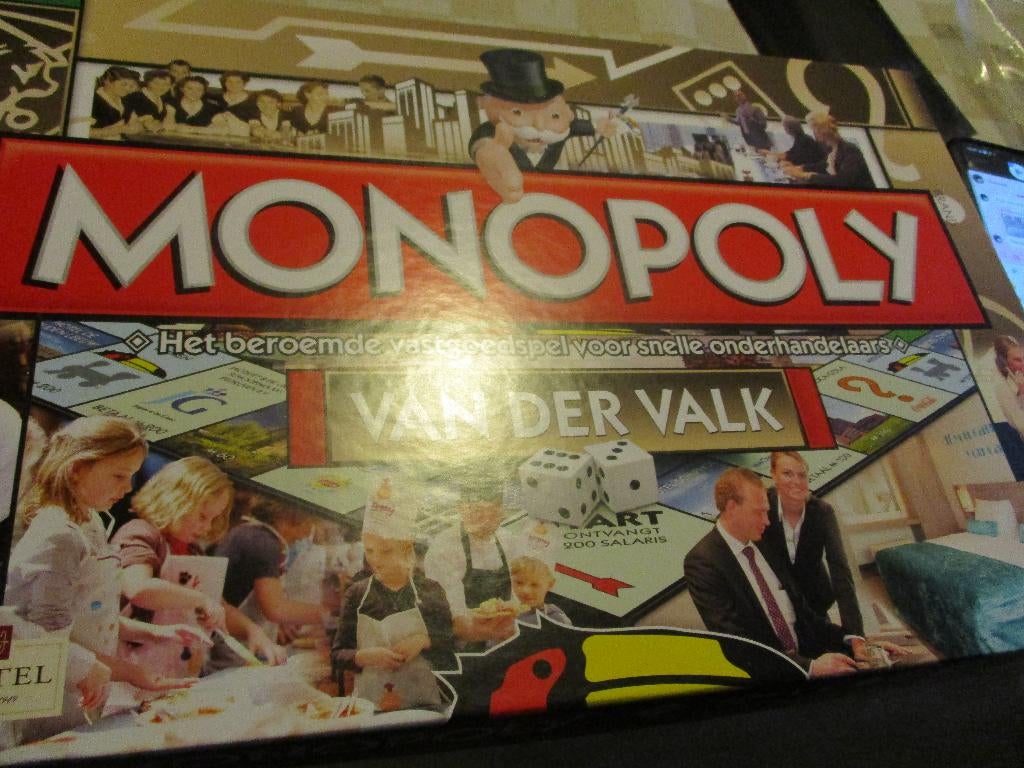 bordspel limited Monopoly van der Valk Monopolie fraai, Vijf spelers of meer, Ophalen of Verzenden, Nieuw, Monopoly