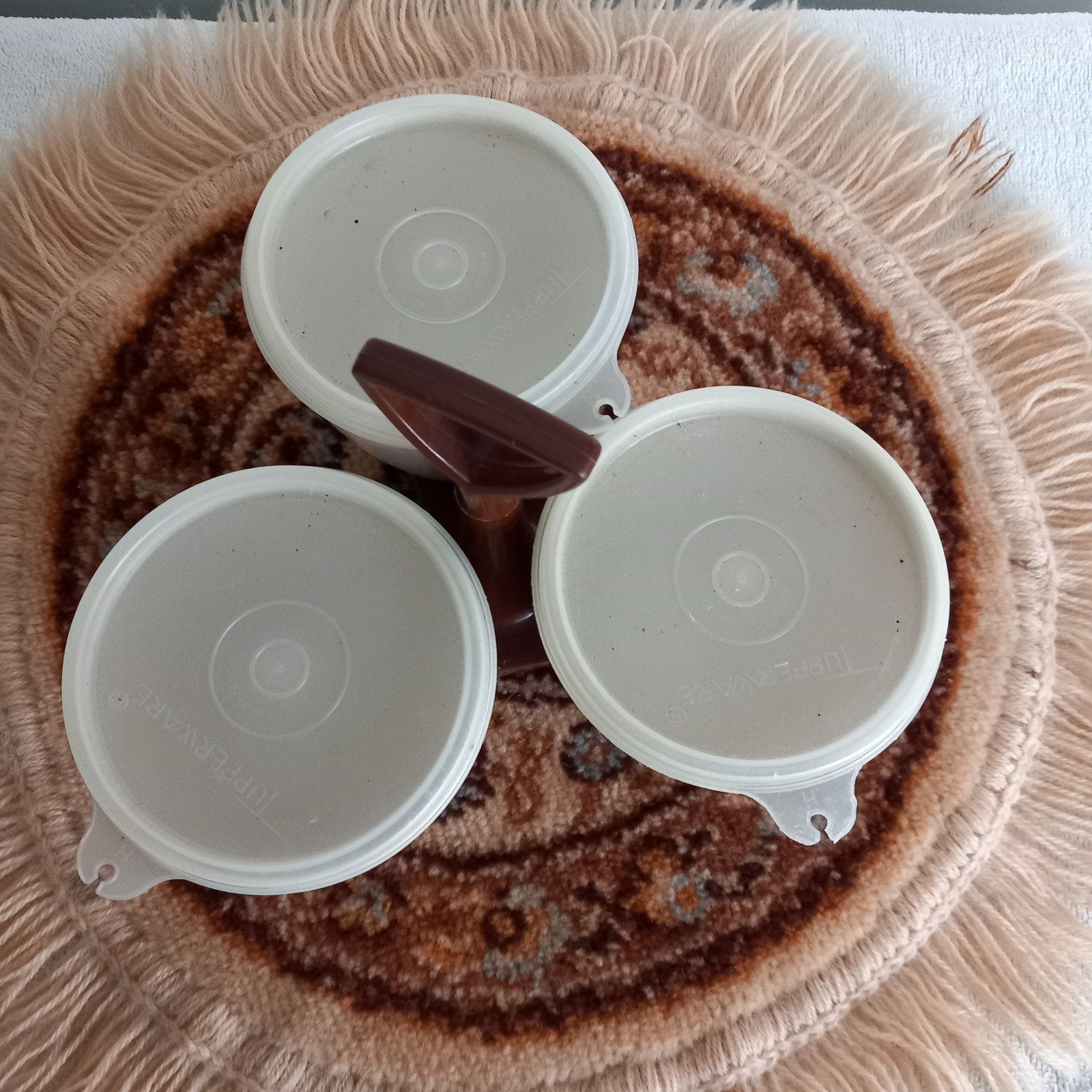 Vintage jaren 70 tupperware serveer trio ., Ophalen