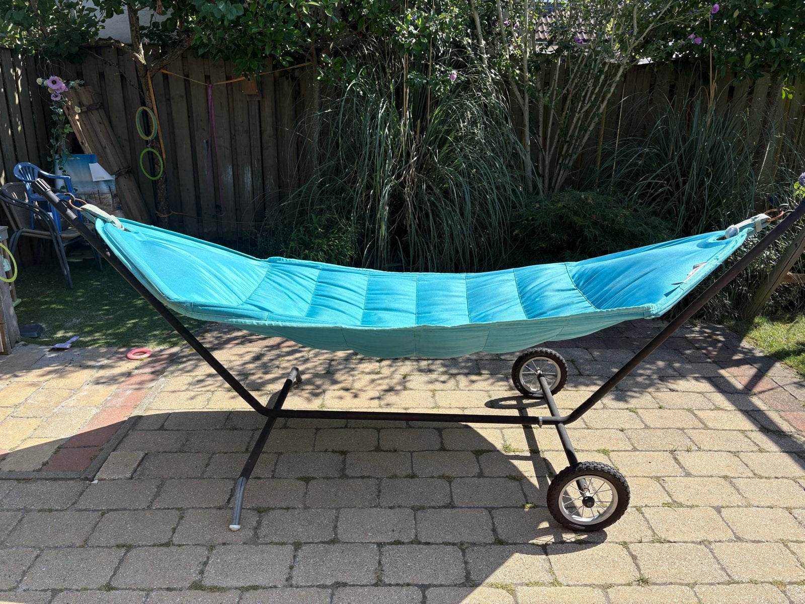 Fatboy Headdemock hangmat met standaard en wielen, Tuin en Terras, Ophalen, Gebruikt, Met standaard, Eenpersoons