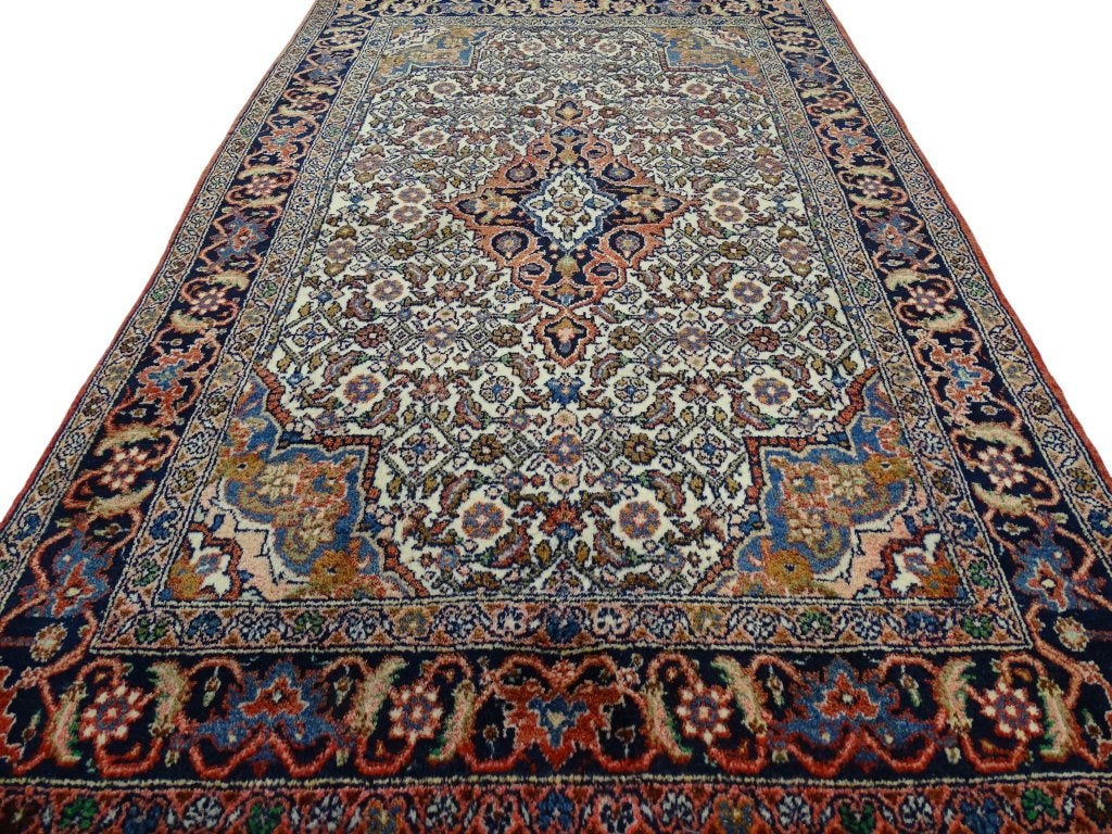 Perzisch tapijt - Bidjar - 164 x 104 cm - Handgeknoopt, Blauw, 100 tot 150 cm, -, -
