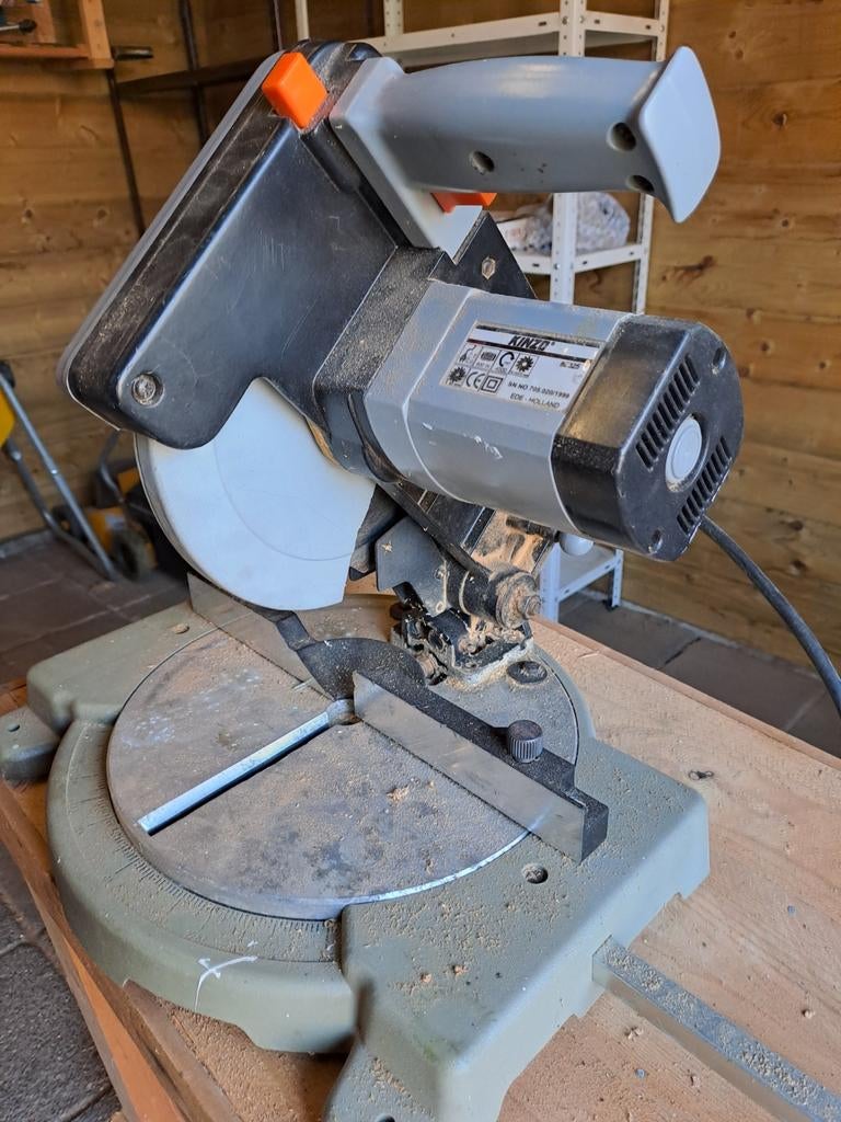 Afkortzaag Kinzo., Ophalen of Verzenden, 1200 watt of meer, Afkortzaag, 30 tot 70 mm