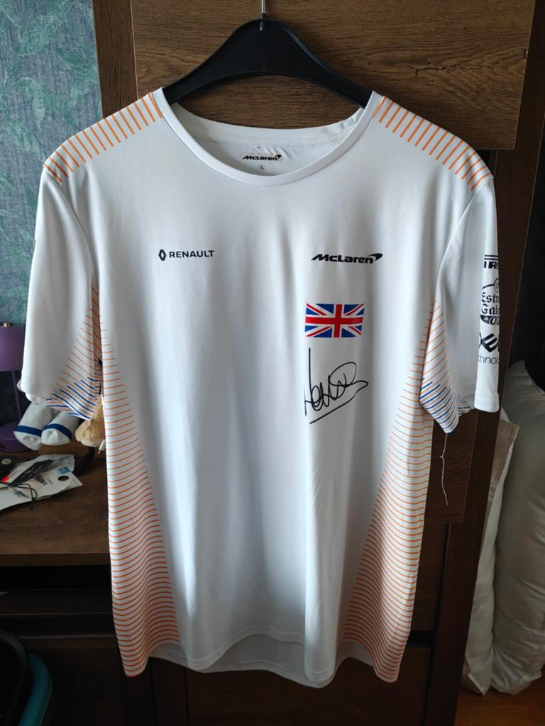 Mclaren F1 T-Shirt Lando Norris maat L, Ophalen of Verzenden