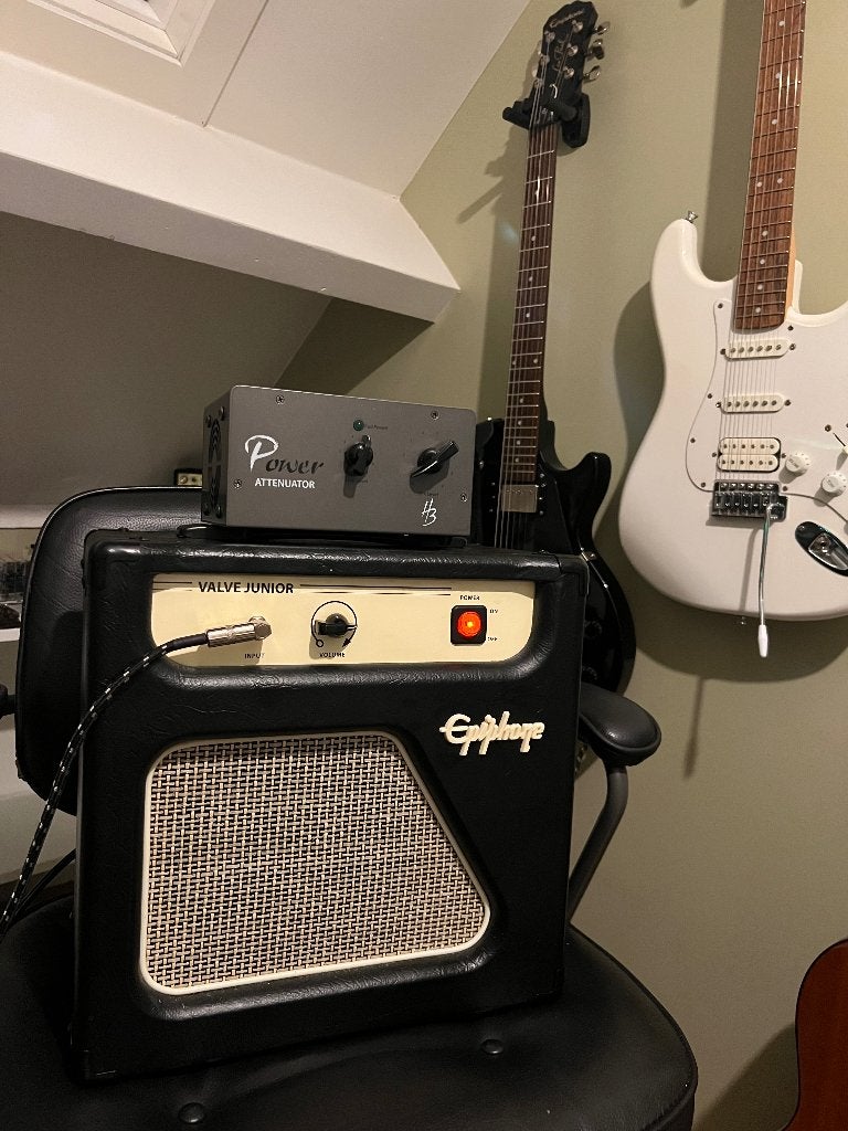Epiphone Valve Jr. buizenversterker met attenuator, Muziek en Instrumenten, Versterkers | Bas en Gitaar, Ophalen, Zo goed als nieuw