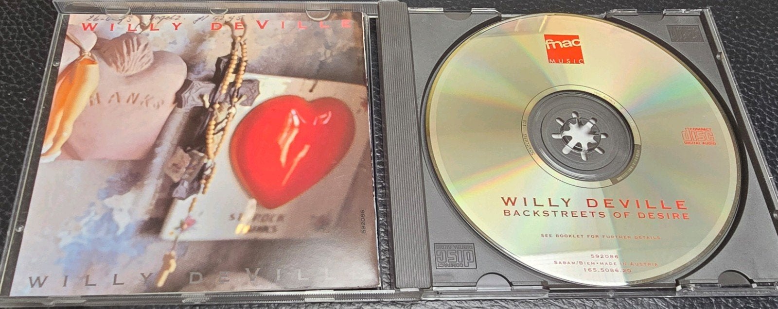 Willy Deville Backstreets of Desire cd 1992, Gebruikt, Blues Rock, Inclusief doosje, Ophalen of Verzenden
