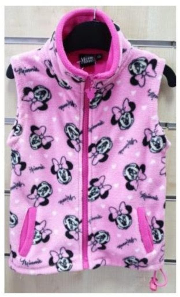 Minnie Mouse fleece Bodywarmer/Vest - Maat 128 - Disney, Meisje, Minnie Mouse, Trui of Vest, Nieuw