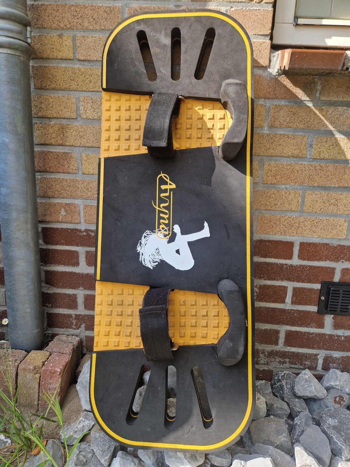 Avyna bounce board zwart oranje voor trampoline, Verzenden, Zo goed als nieuw, Board